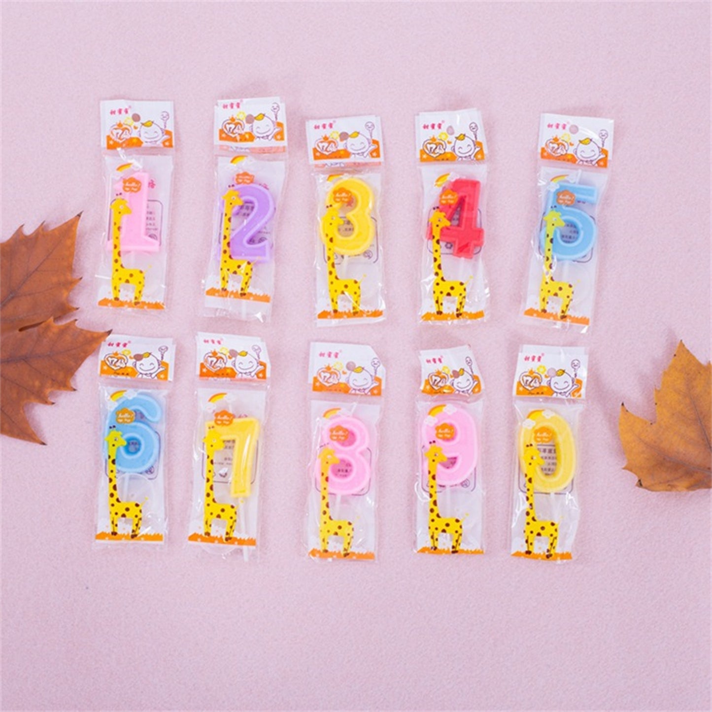 Large number candle