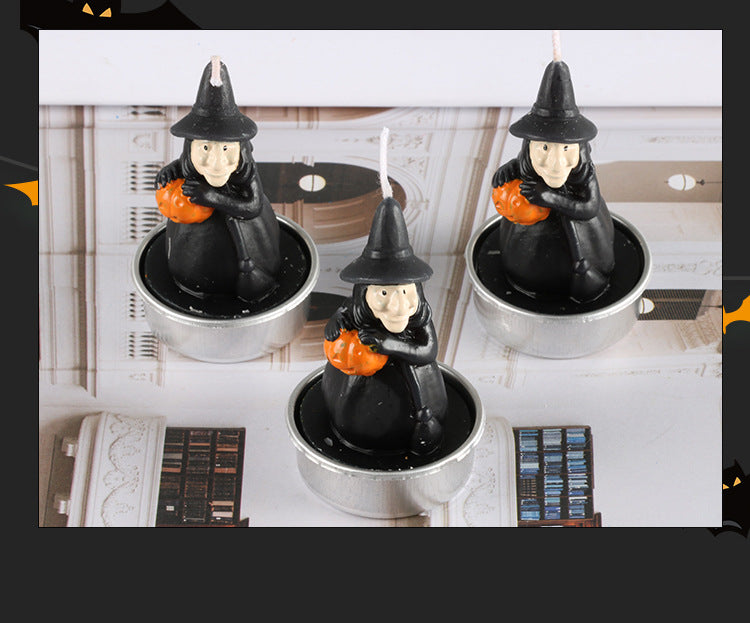 Halloween Smiley pumpkin candle