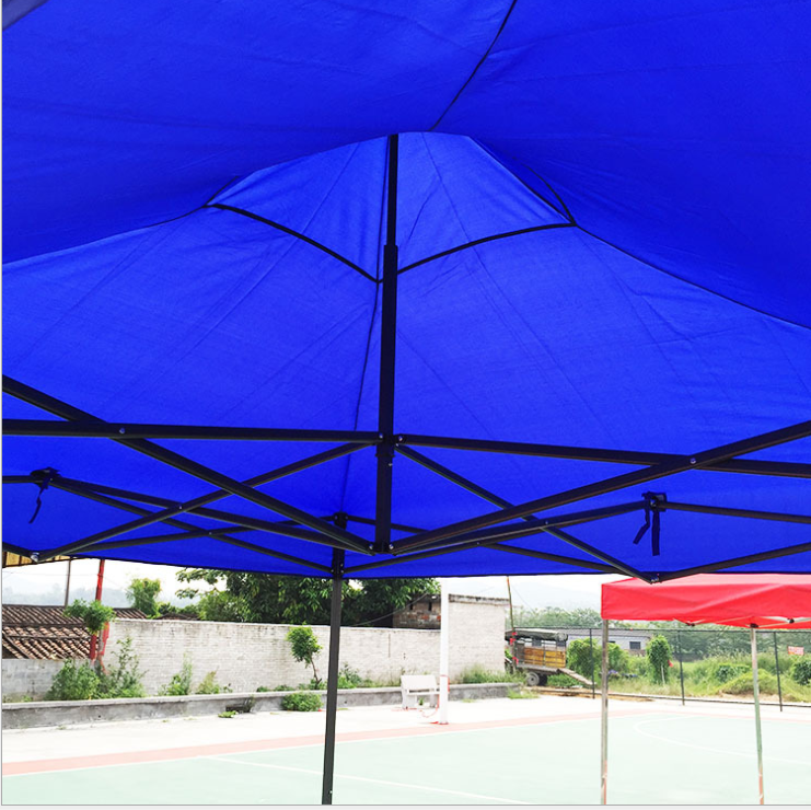 Four legged folding tent