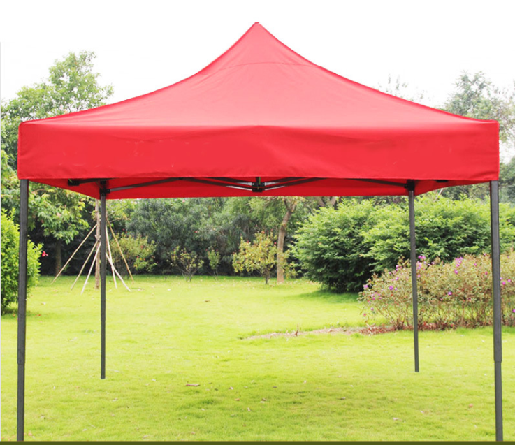 Four legged folding tent