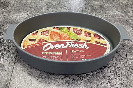 Oval Binaural Ceramic bakeware