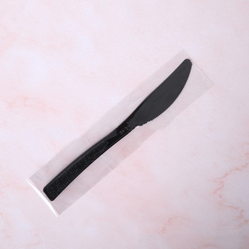 One-TIME plastic cake knife and fork