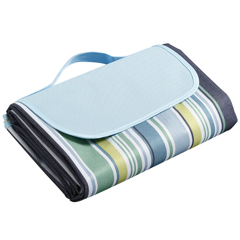 Picnic mat damp proof mat beach tent mat outdoor lattice portable folding Oxford cloth picnic mat