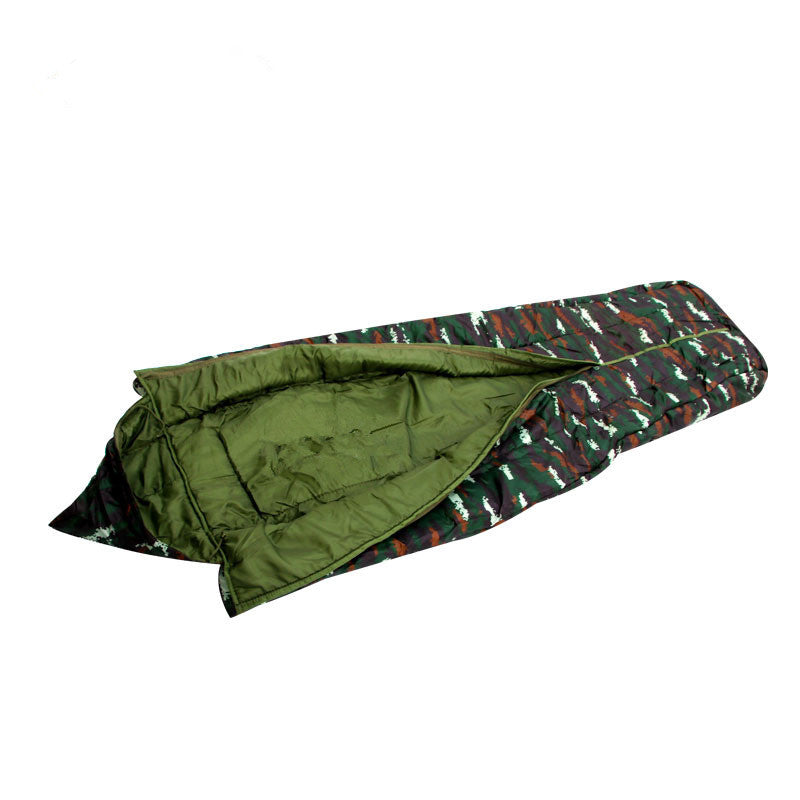 Tiger spot camouflage coat sleeping bag individual camping outdoor sleeping bag