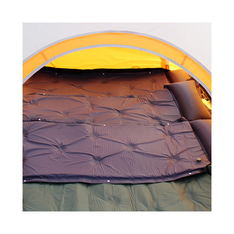 Outdoor single person automatic inflatable bed moisture-proof pad splicing inflatable pad camping supplies