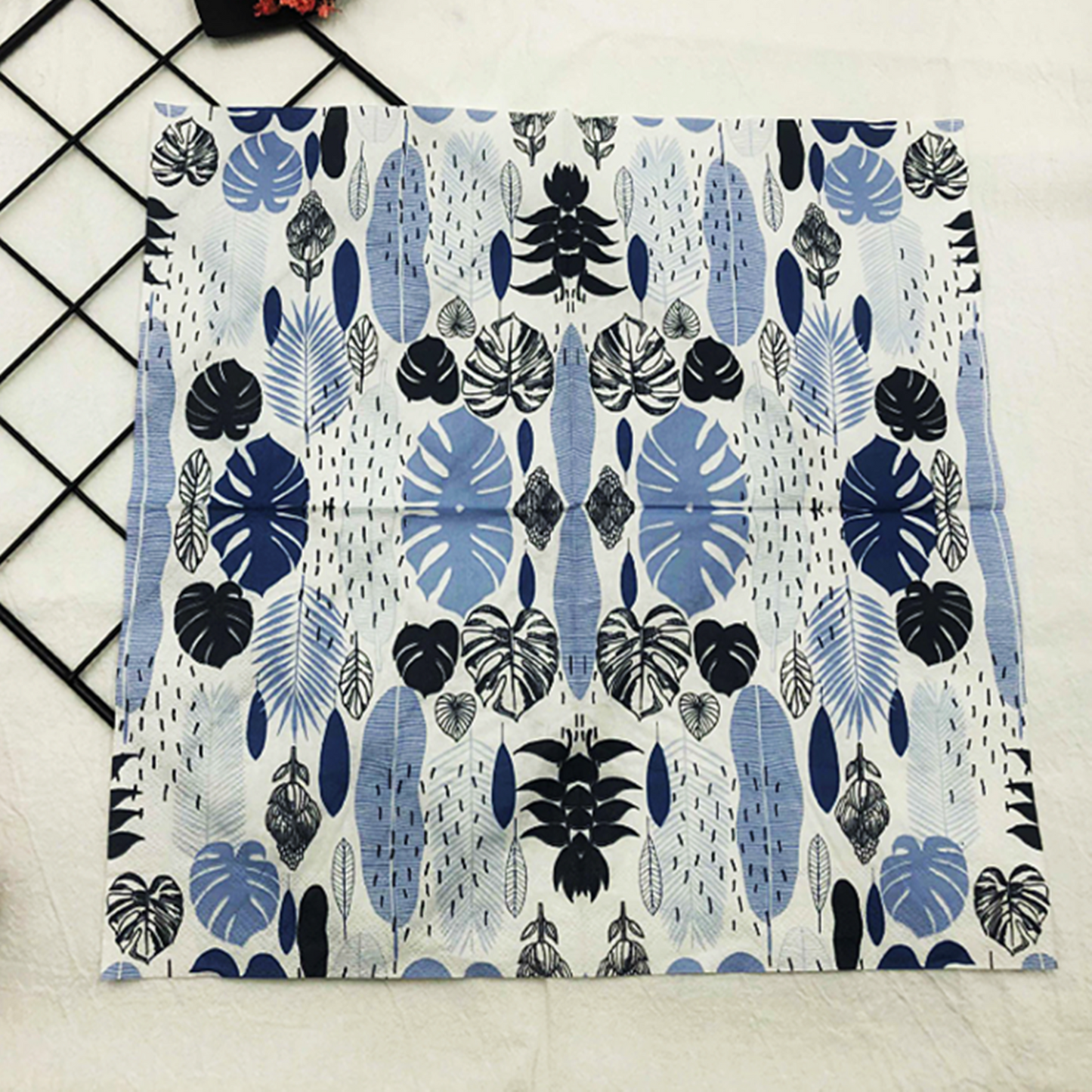 Printed flower tissue