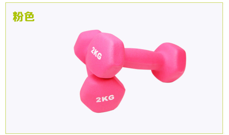Immersion dumbbell gymnasium equipment women's Dumbbell multi specification multi color