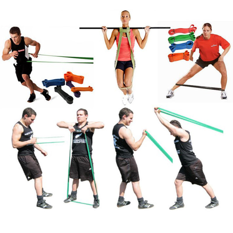 Latex pull up resistance band