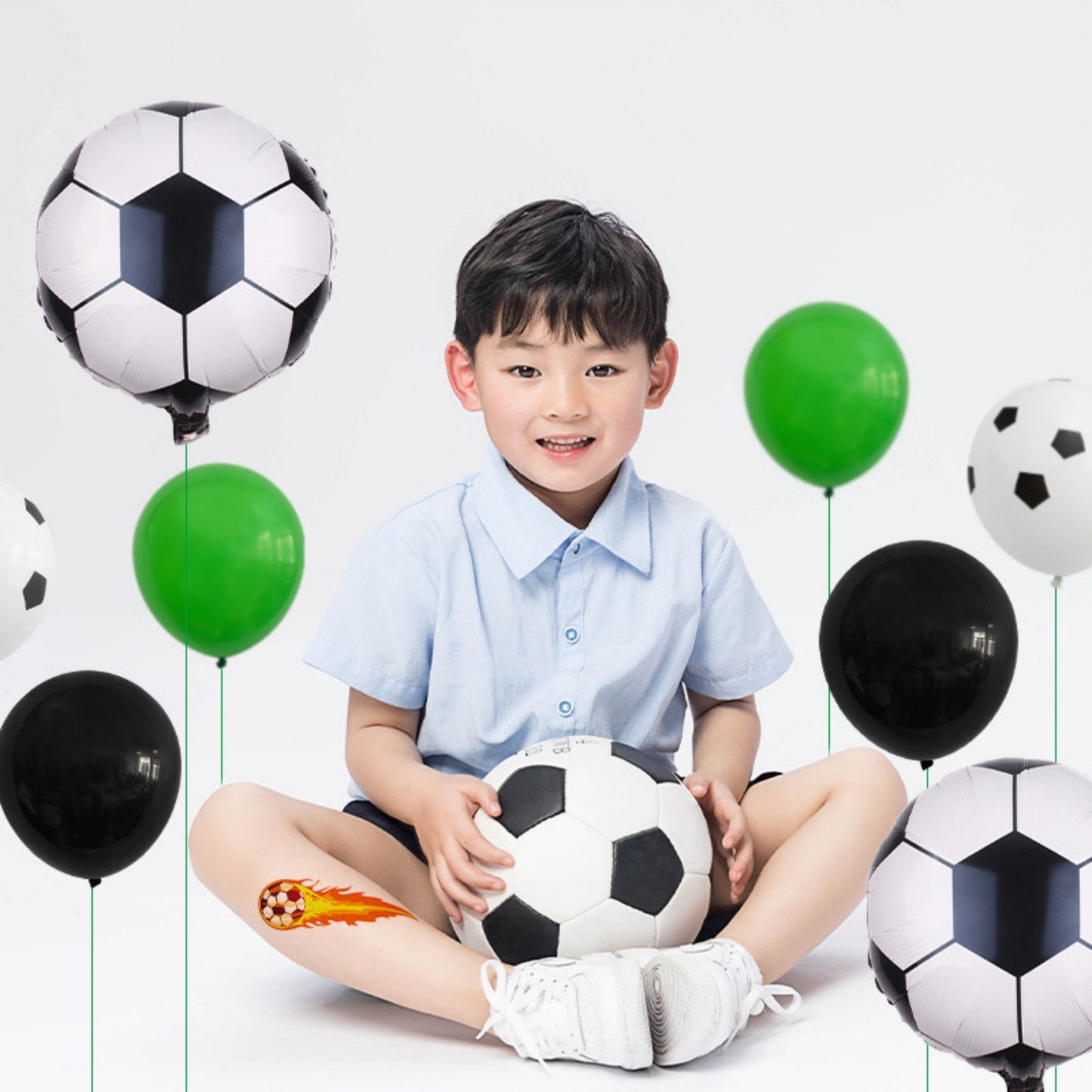 Football Hercules cup aluminum film balloon set
