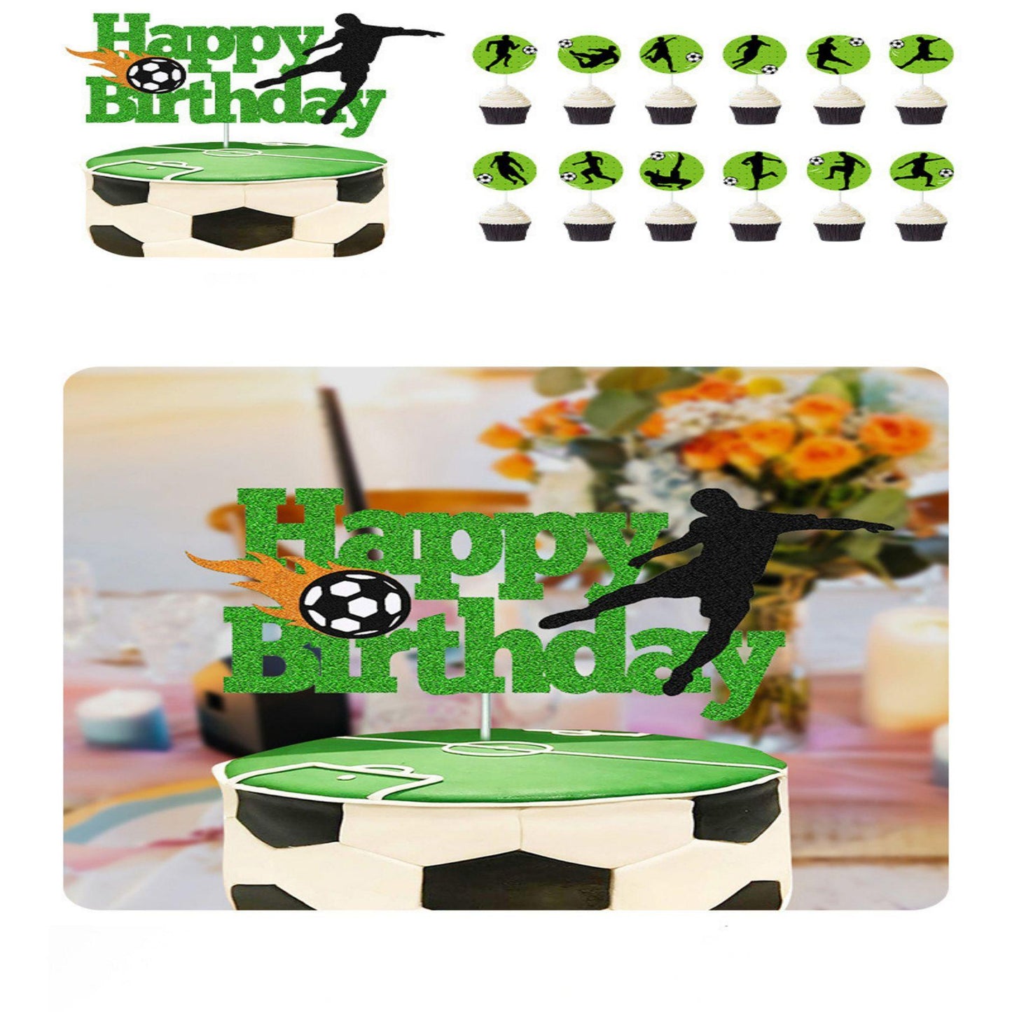 Football Hercules cup aluminum film balloon set