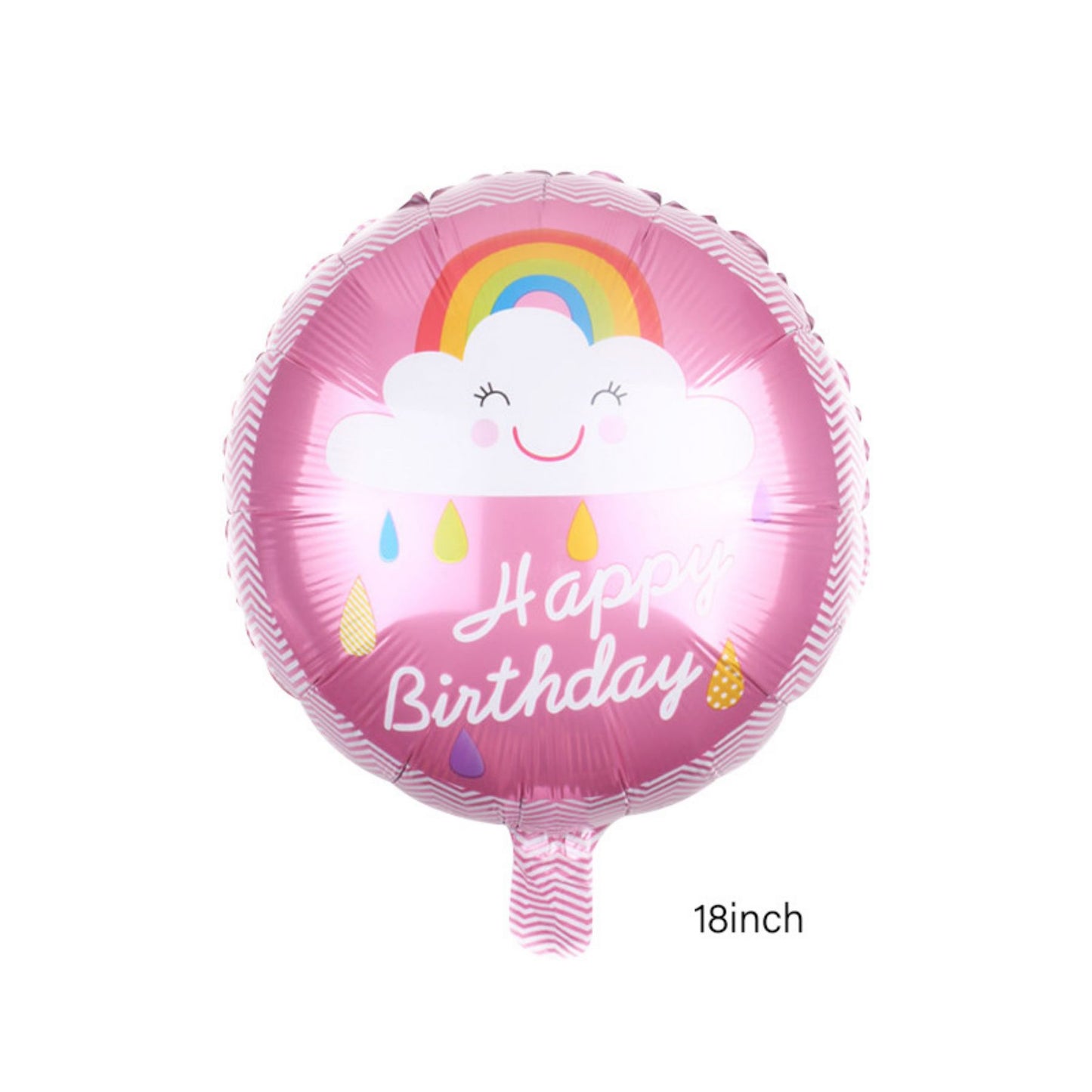 Rainbow cloud Sequin aluminum film balloon set