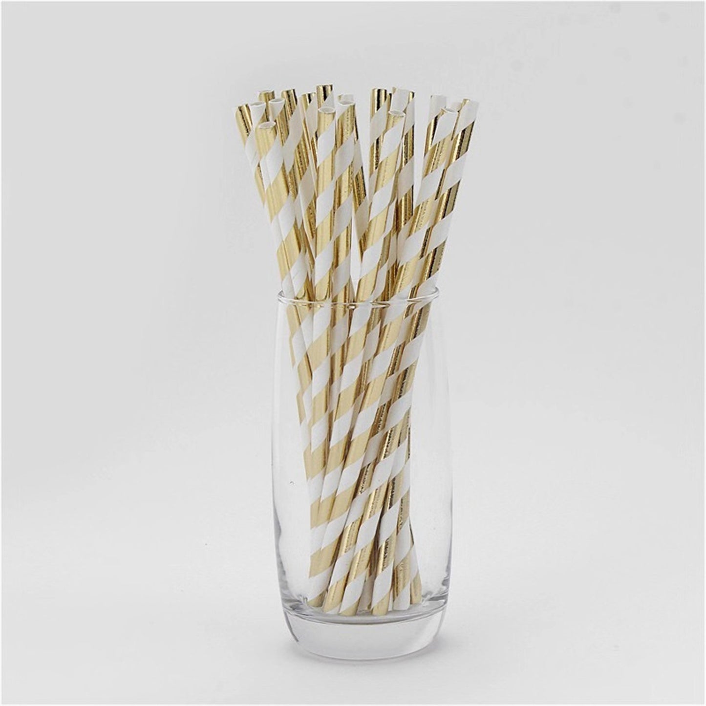 Hot stamping paper straw