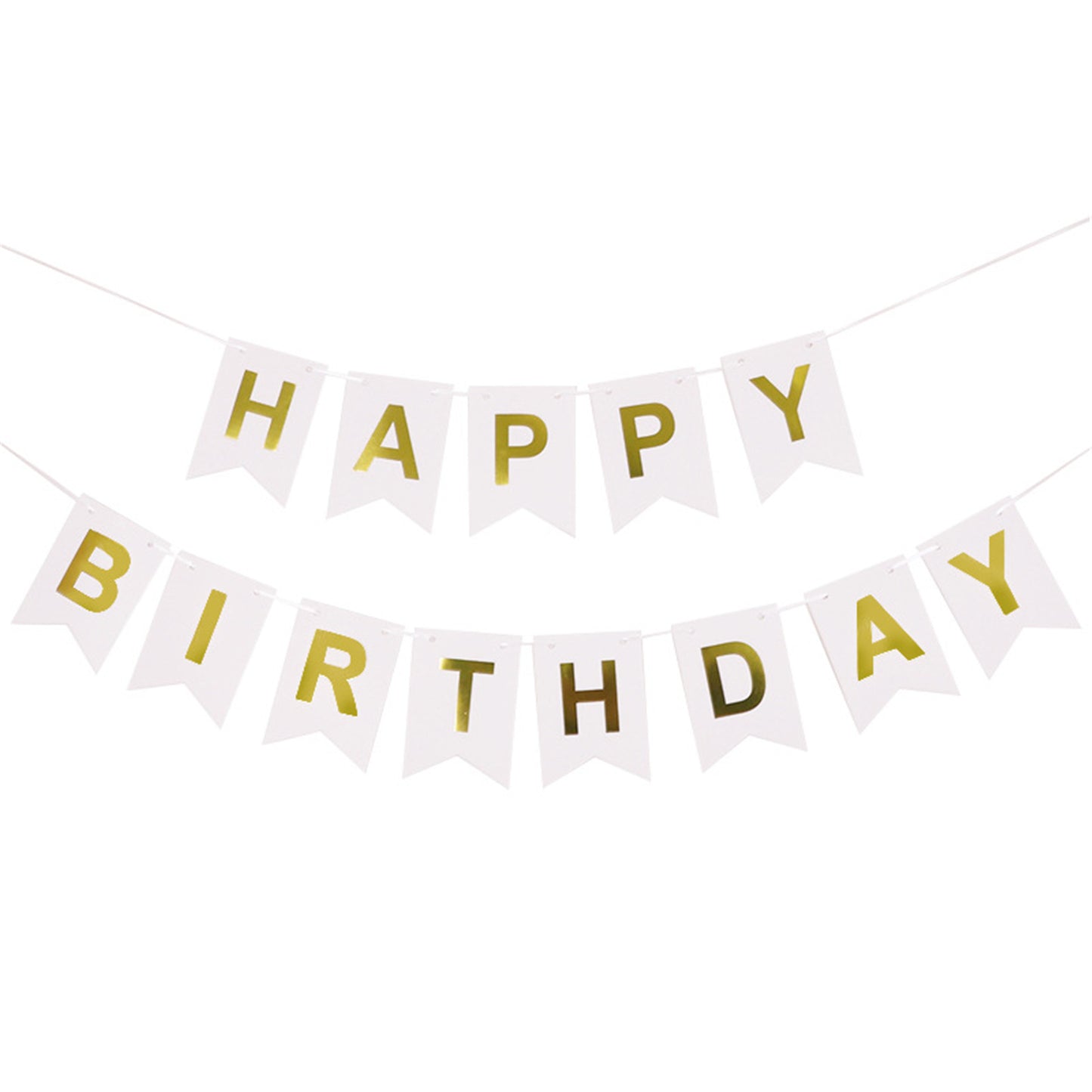 HAPPY BIRTHDAY Letter flag Birthday flag