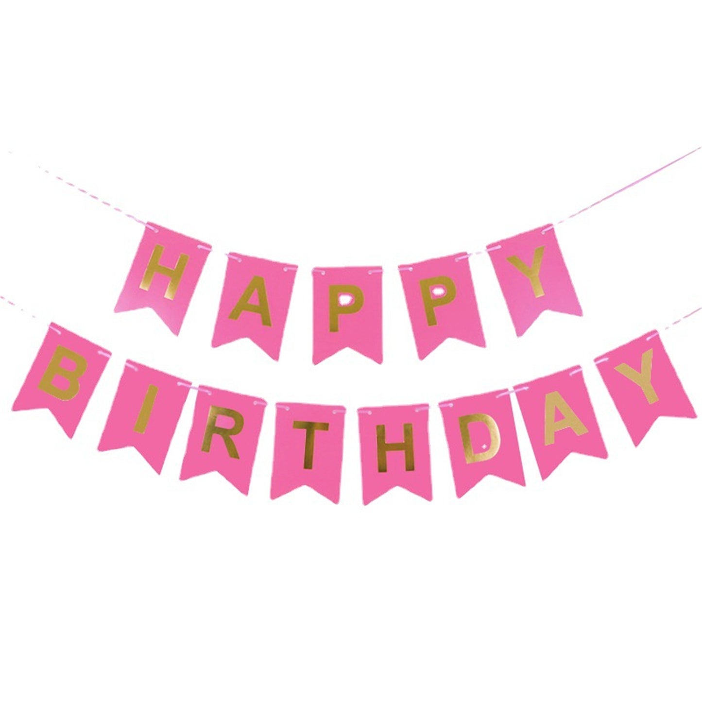 HAPPY BIRTHDAY Letter flag Birthday flag