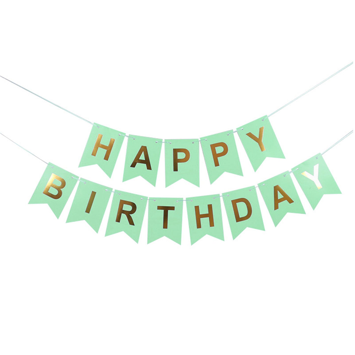 HAPPY BIRTHDAY Letter flag Birthday flag