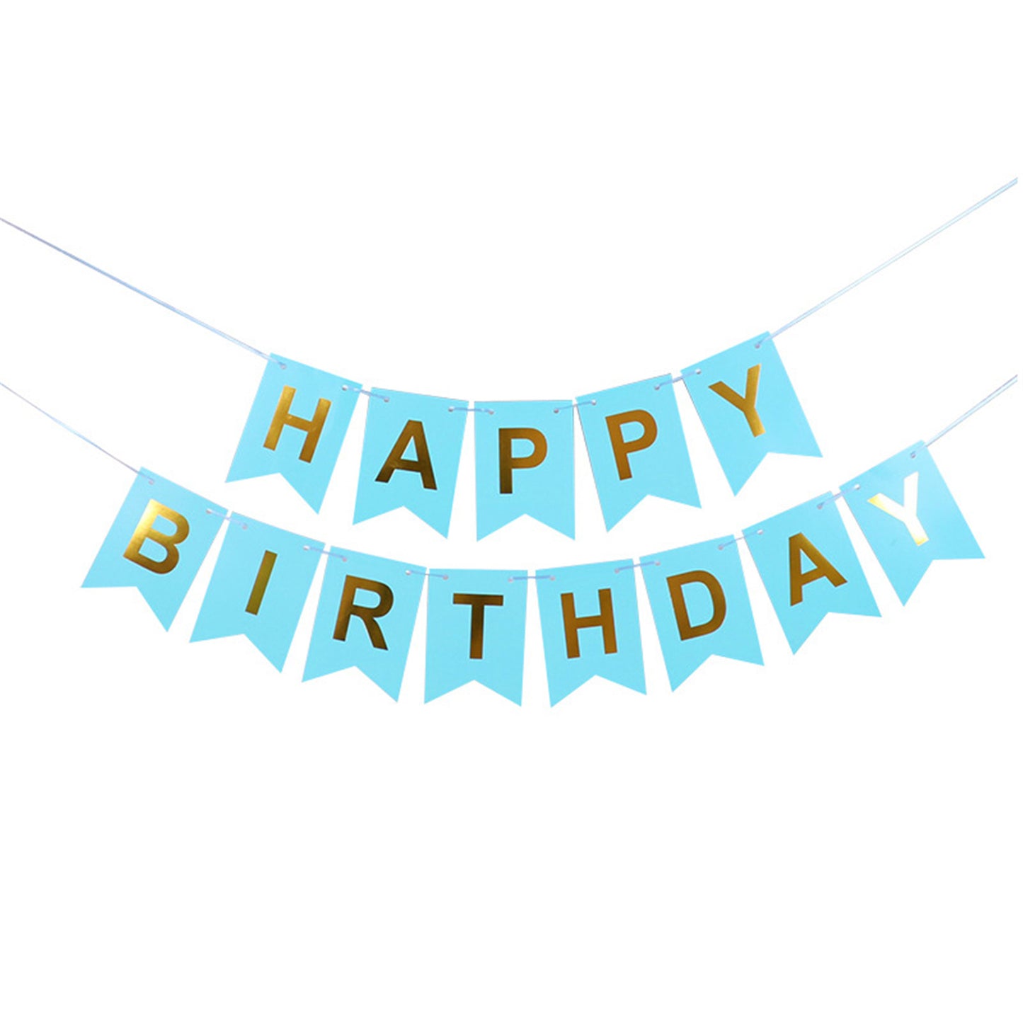HAPPY BIRTHDAY Letter flag Birthday flag