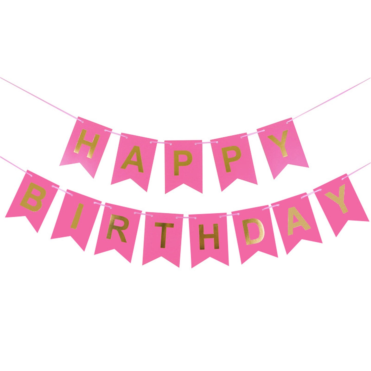 HAPPY BIRTHDAY Letter flag Birthday flag
