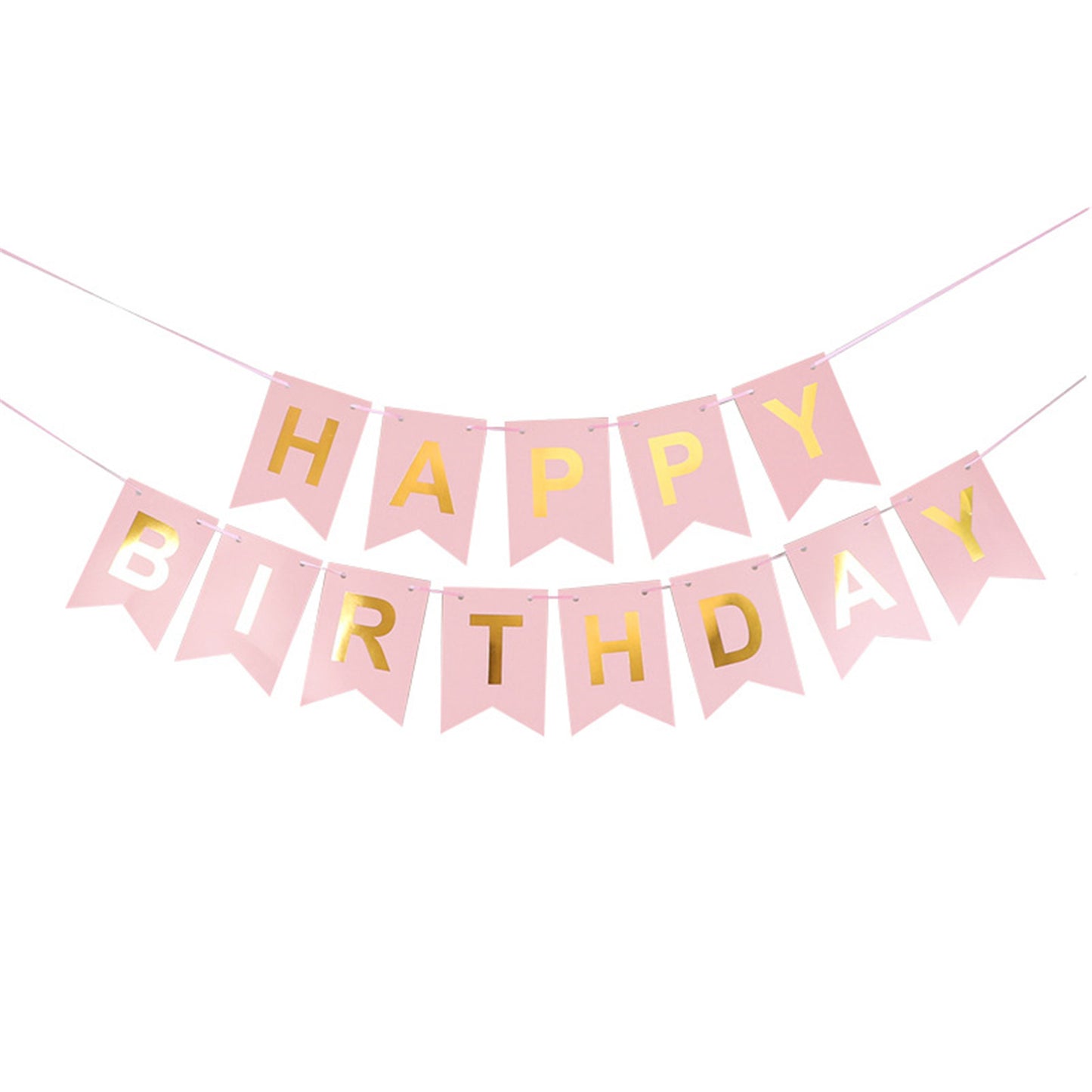 HAPPY BIRTHDAY Letter flag Birthday flag