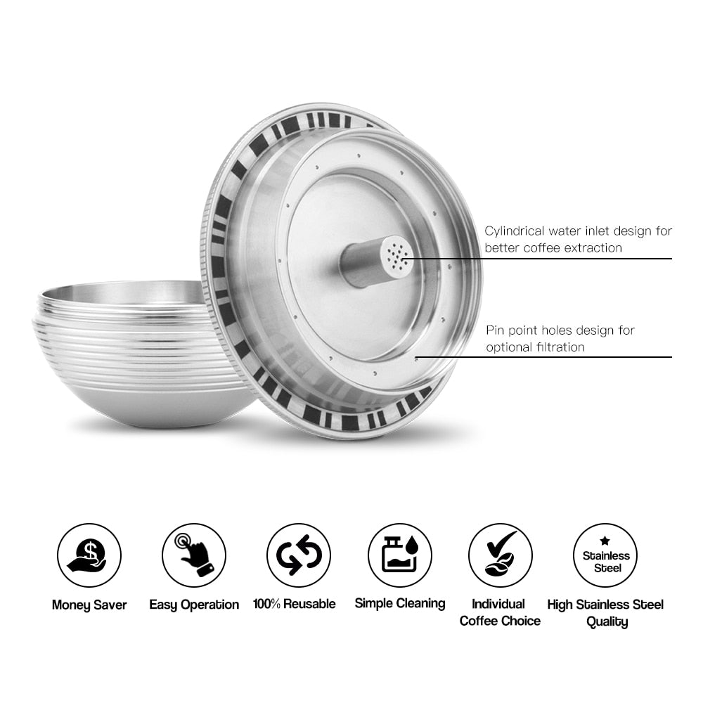 Stianless Steel Coffee Capsule Filter