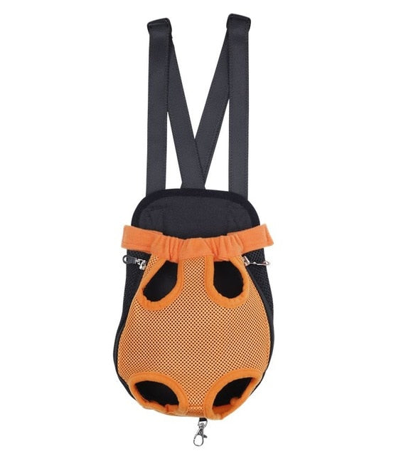 Pet Carrier Dog Front Chest Backpack Five Holes Backpack Dog Outdoor Carrier Tote Bag Sling Holder Mesh Cat Puppy Dog Carrier