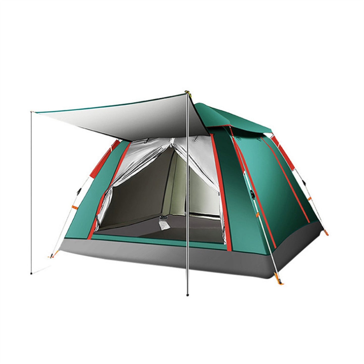 Single layer 2-3 person automatic tent