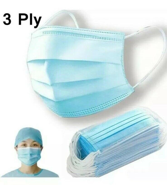 Masks 3ply 100PCS BOX - MutualCH