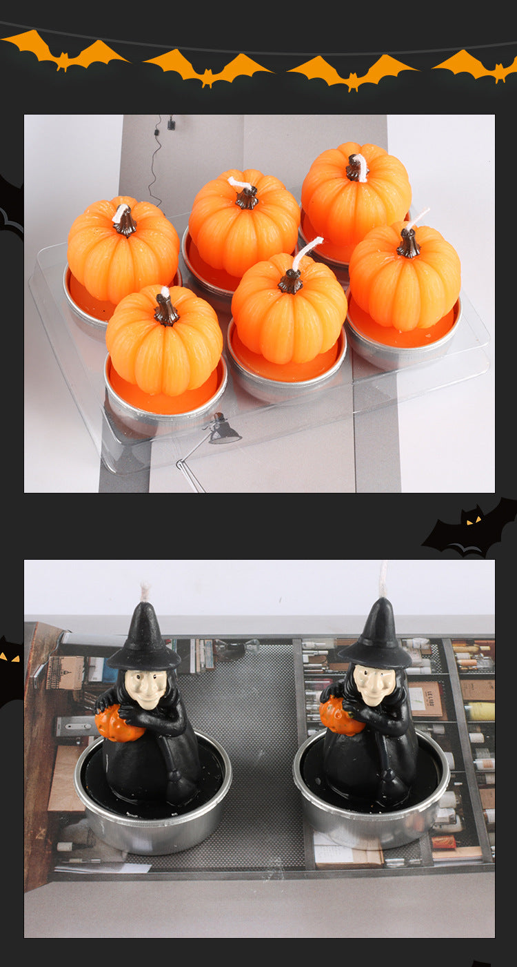 Halloween witch candle