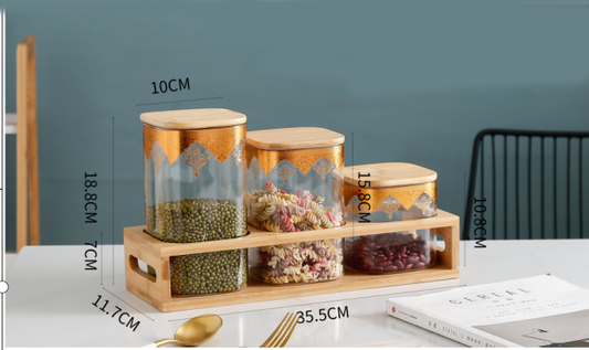 Storage tank 3 sets transparent