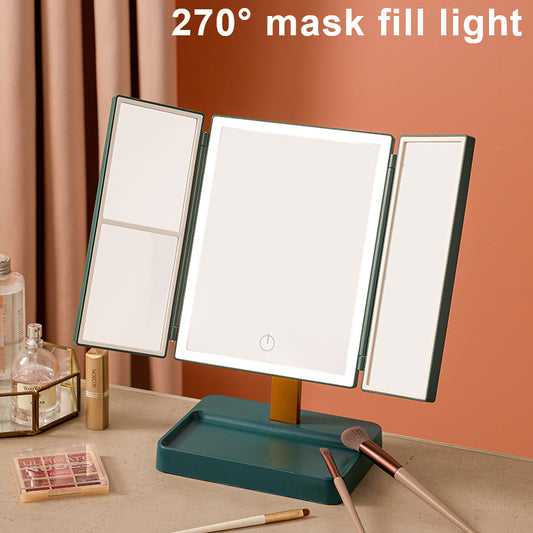 LED Light Folding Makeup Mirrors