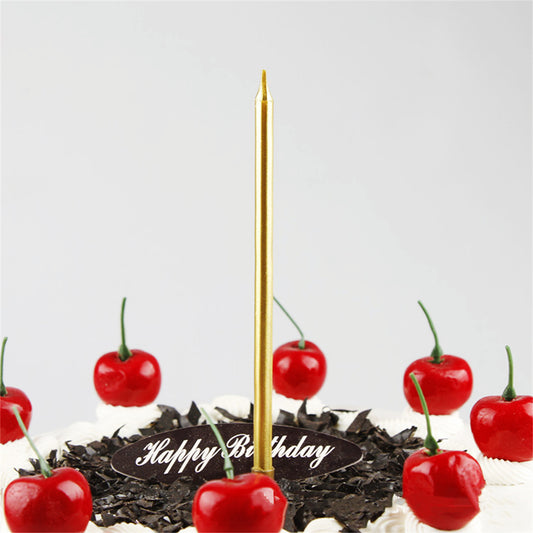 Long Rod gilded candle