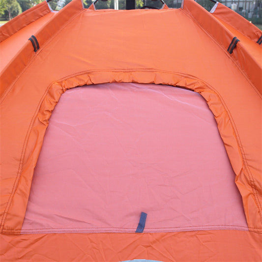 Single layer 4-6 person automatic tent