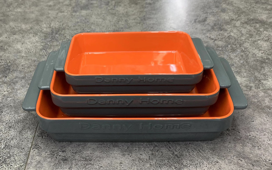 Microwave ceramic bakeware set