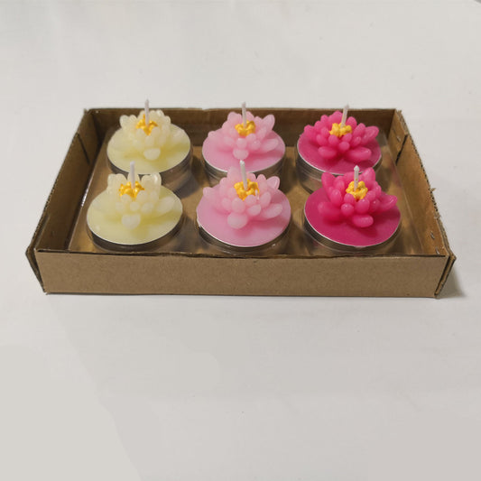 Paraffin Flower Candles