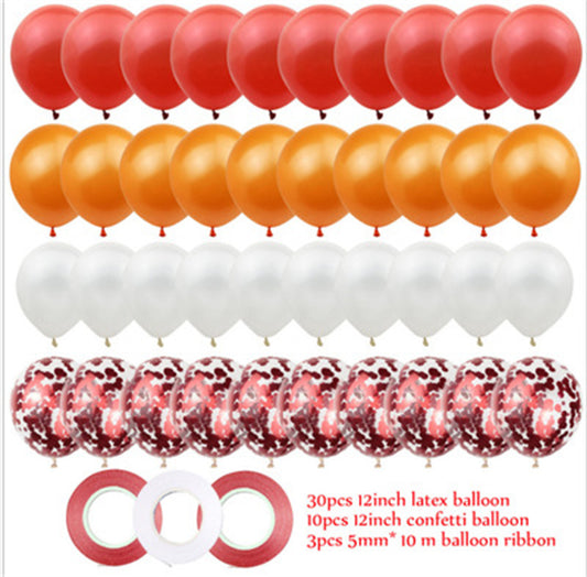 Latex Balloon Set Colored Paper Balloon