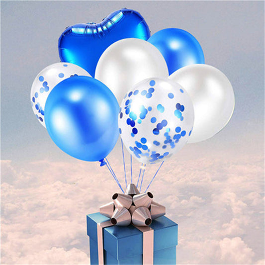 Latex sequin aluminum balloon set