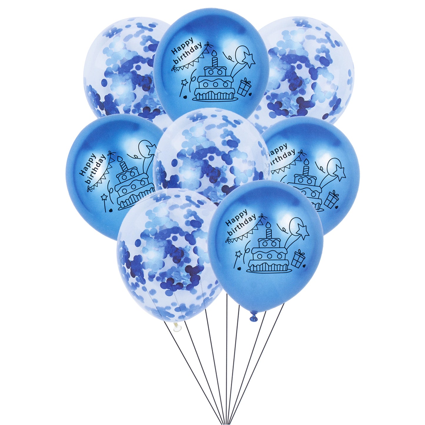 Party balloon boy decorations and girl decorations