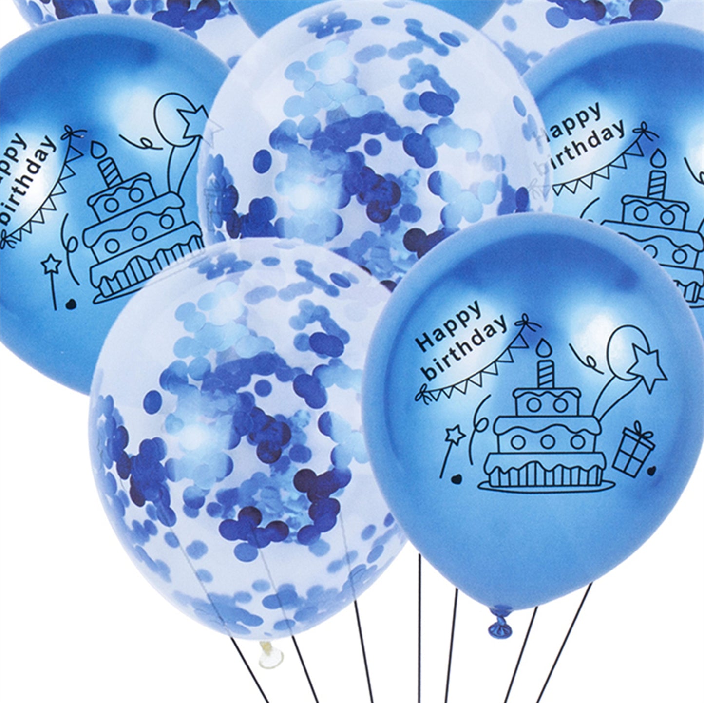 Party balloon boy decorations and girl decorations