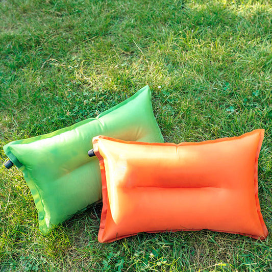 Outdoor camping automatic inflatable pillow tent pillow PVC leisure pillow car pillow portable travel pillow nap pillow