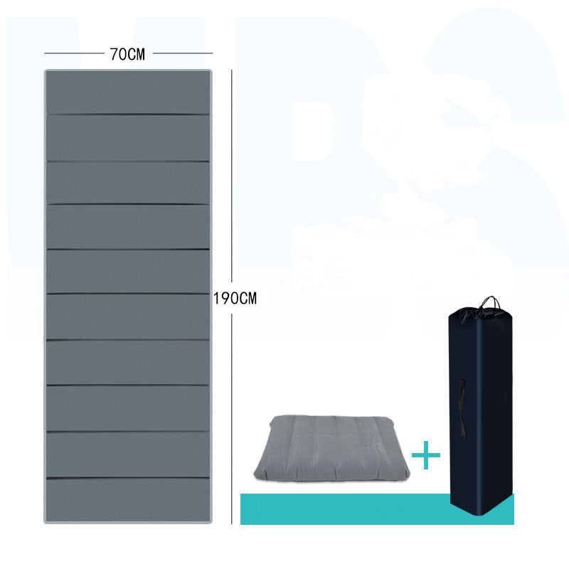 Outdoor folding moisture-proof mat, office camping rest mat, floor mat + inflatable pillow, thickness 1cm, weight 0.5kg