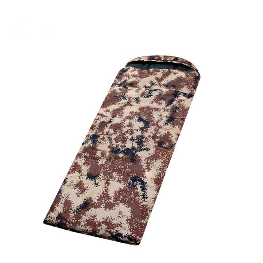 Thickened warm winter camouflage sleeping bag