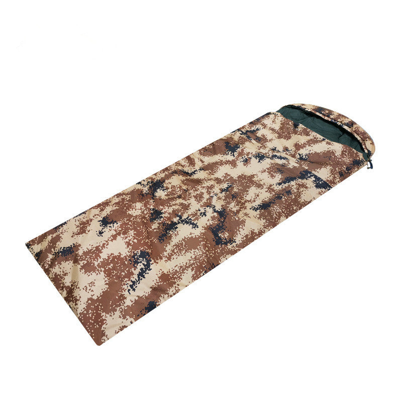 Thickened warm winter camouflage sleeping bag