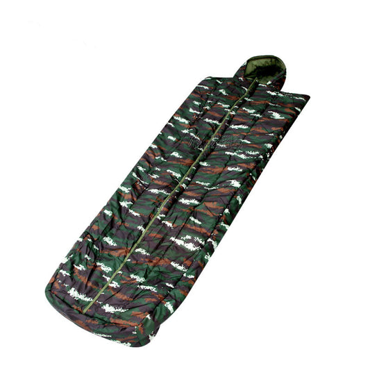 Tiger spot camouflage coat sleeping bag individual camping outdoor sleeping bag