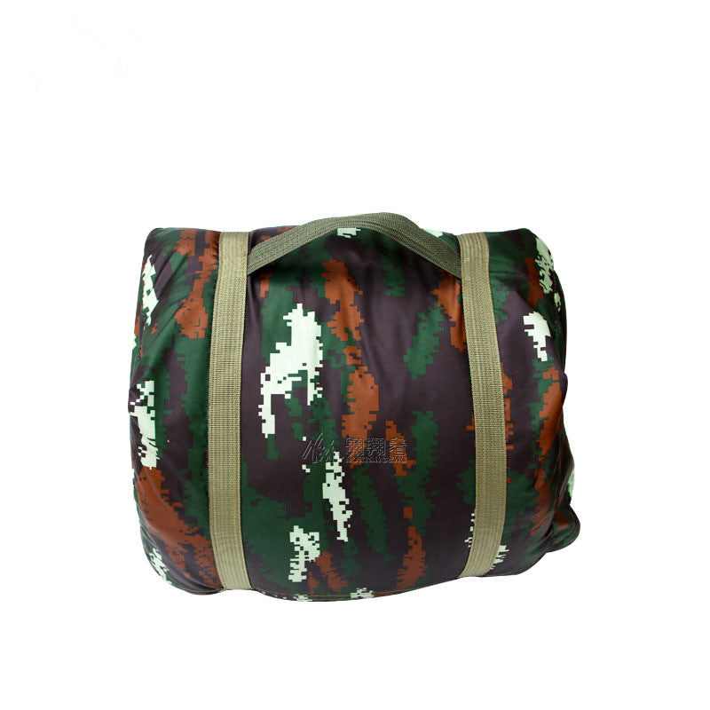 Tiger spot camouflage coat sleeping bag individual camping outdoor sleeping bag