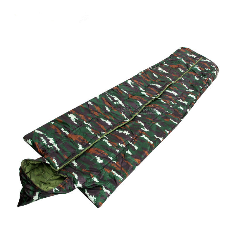 Tiger spot camouflage coat sleeping bag individual camping outdoor sleeping bag