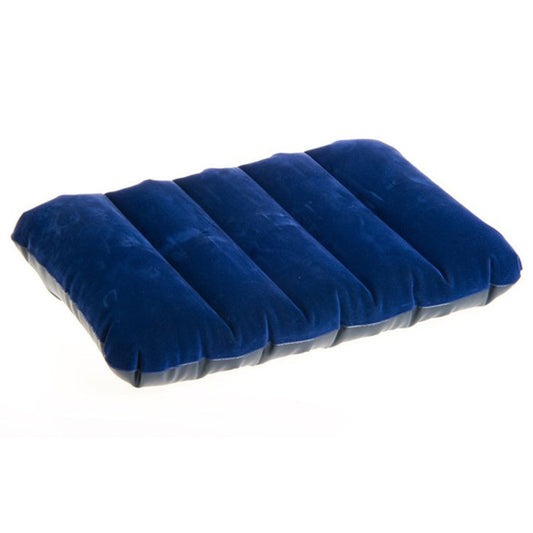 Inflatable pillow outdoor camping portable travel flocking train sleeping nap pillow single neck protection