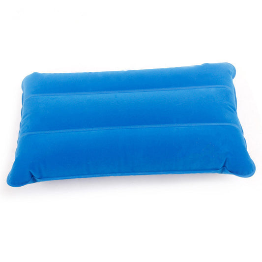 Outdoor camping Hotel Travel inflatable travel pillow portable neck protection comfortable square flocking pillow