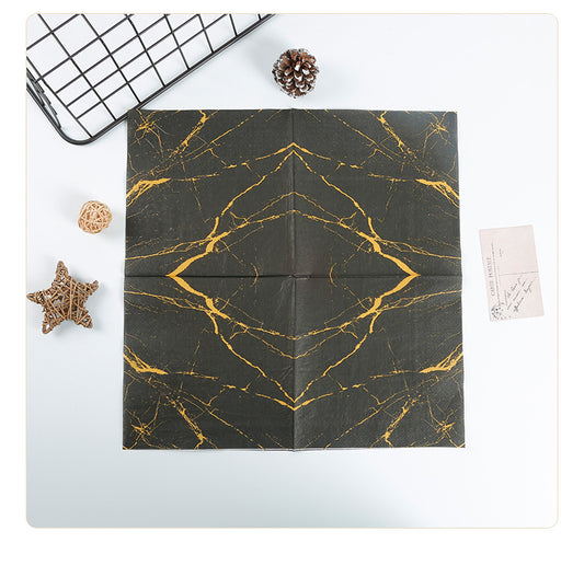 Graffiti-printed napkin