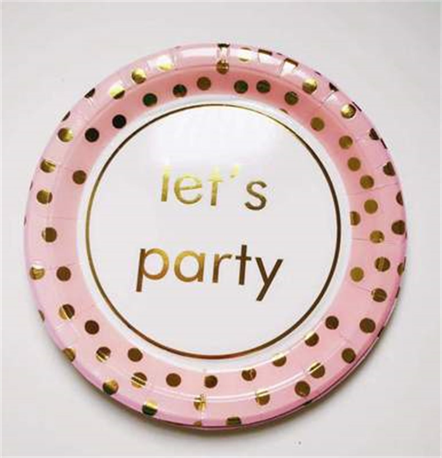 Hot birthday birthday party paper plate