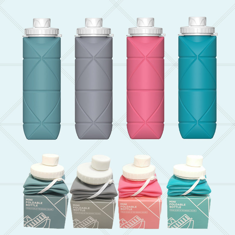 Silicone folding water cup