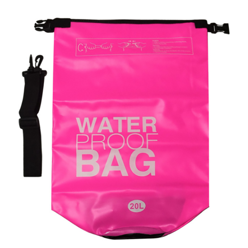 Waterproof bag single shoulder single color 2L